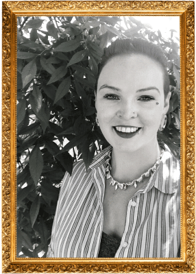 Carsey Merchant framed headshot black and white 1